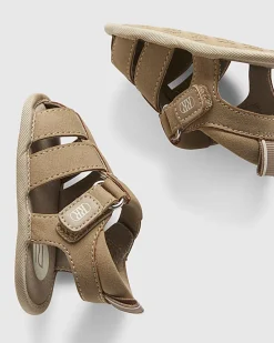 Baby Boys Beige Fisherman Sandals
