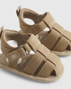 Baby Boys Beige Fisherman Sandals
