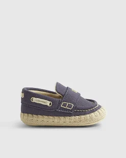 Baby Boys Blue Espadrille Loafers