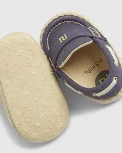 Baby Boys Blue Espadrille Loafers