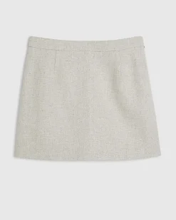 Beige Mini Skirt