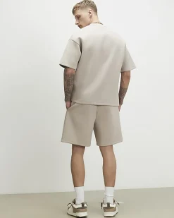 Beige Premium Regular Fit Sanctuaire Shorts