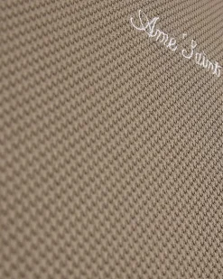 Beige Slim Fit Textured Midweight T-Shirt