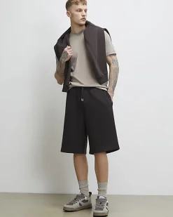 Beige Slim Fit V Neck T-Shirt