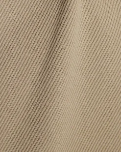 Beige Whipstitch Tank Top