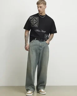 Black Ame Saint Midweight T-Shirt