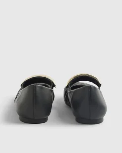 Black Bangle Flat Ballet Shoes