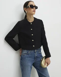 Black Button Jacket