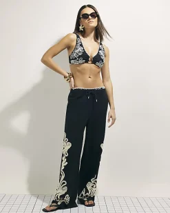 Black Cornelli Bikini Top