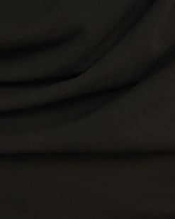 Black Drape Midi Dress