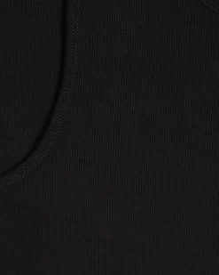 Black Essential Muscle Fit Vests 2 Pack