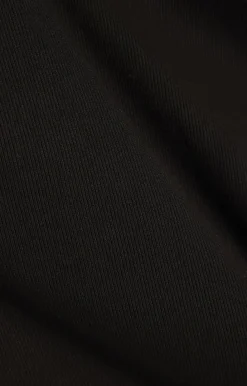 Black Essential Muscle Fit Rib Stretch Vest