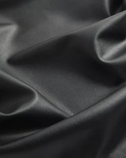 Black Faux Leather Multi Wear Scarf