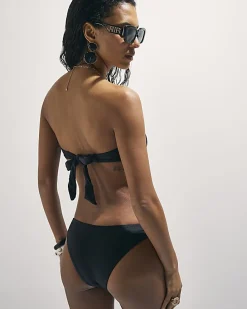 Black Hardwear Bandeau Bikini Top