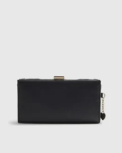 Black Heart Quilted Purse