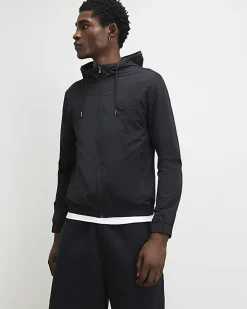 Black Hooded Jacket