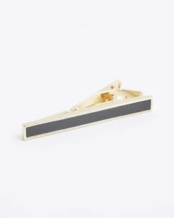 Black Inlay Tie Slide