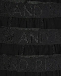 Black Jacquard Waistband Pack Of 5 Trunks