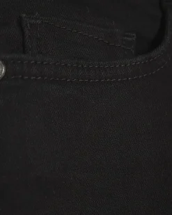 Black Mid Rise Flared Jeans