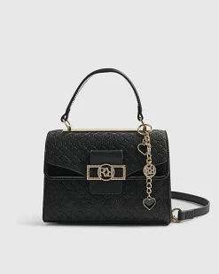 Black Mini Cross Body Tote Bag