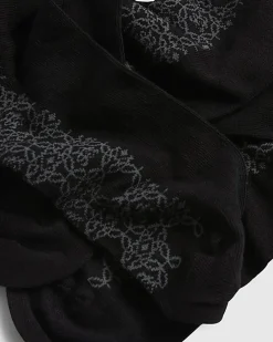 Black Monogram Pack Of 5 Socks