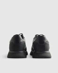 Black Monogram Runner Trainers