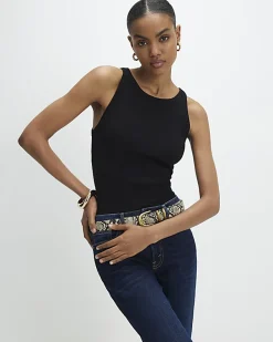 Black Multi Coloured Tank Top 3 Pack