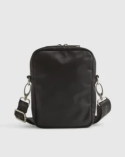 Black Nylon Cross Body Bag