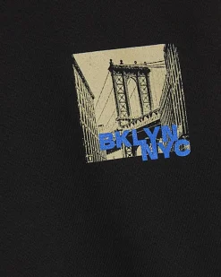 Black Oversized Brooklyn Midweight T-Shirt