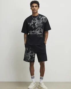 Black Oversized Japanese Heavyweight T-shirt