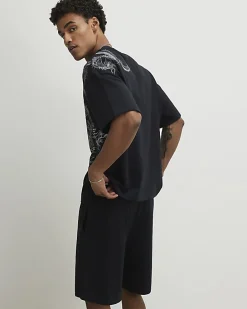 Black Oversized Japanese Heavyweight T-shirt