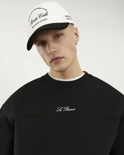 Black Oversized Premium Sweatshirt