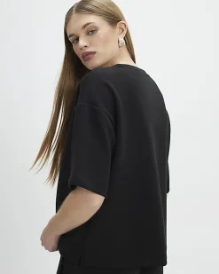 Black Premium Boxy T-Shirt