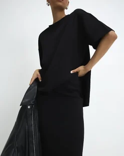 Black Premium Maxi Skirt