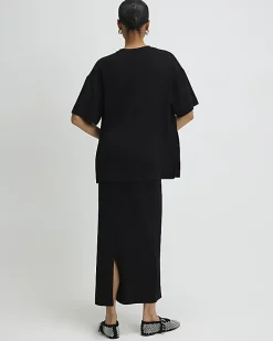 Black Premium Maxi Skirt
