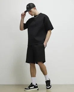 Black Premium Oversized Sanctuaire T-Shirt