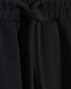 Black Regular Fit Cargo Shorts
