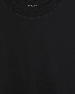 Black Regular Fit Crew Neck T-Shirt