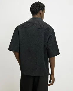 Black RI Studio Crinkle Shirt
