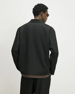 Black RI Studio Wrap Blazer