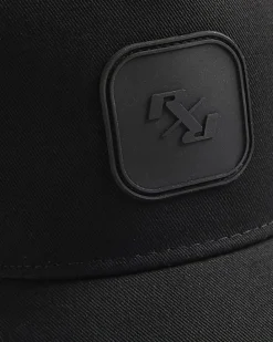 Black RXR Rubberised Badge Cap
