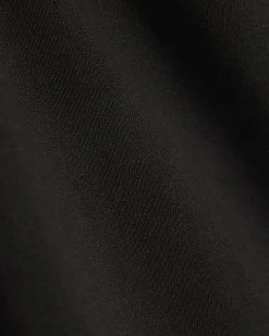 Black Short Sleeve Scoop Neck Top