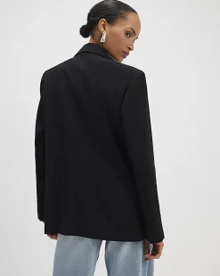 Black Single Breasted Blazer
