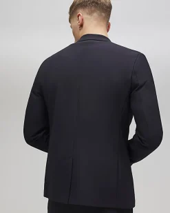 Black Skinny Fit Comfort Stretch Suit Jacket