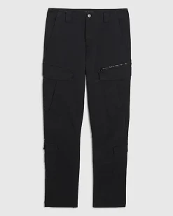 Black Skinny Fit Multi-Pocket Cargo Trousers