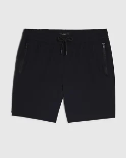 Black Skinny Fit Stretch Shorts