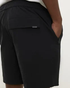 Black Skinny Fit Stretch Shorts