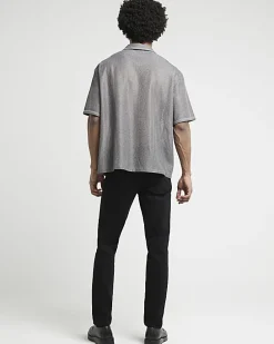 Black Skinny Fit Stretch Jeans