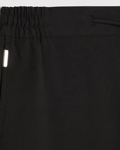 Black Slim Fit Elasticated Smart Joggers
