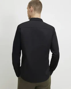 Black Slim Fit Shirt